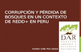 CORRUPCIÓN Y PÉRDIDA DE BOSQUES EN UN CONTEXTO DE REDD + en  PERU