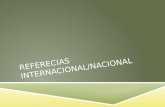 Referecias internacional / nacional
