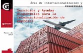 Área de Internacionalización y Desarrollo
