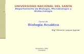 UNIVERSIDAD NACIONAL DEL SANTA Departamento de Biología, Microbiología y Biotecnología
