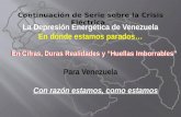 La Depresión Energética de Venezuela En dónde estamos parados…