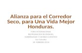 Alianza para el Corredor  Seco, para Una Vida Mejor  Honduras.
