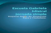 Escuela Gabriela Mistral  jornada simple