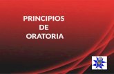 PRINCIPIOS  DE  ORATORIA