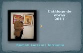Catálogo  de  obras 2011