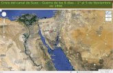 Crisis del canal de Suez – Guerra de los 6 días – 1° al 5 de Noviembre de 1956