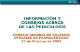 INFORMACIÓN Y CONSEJOS ACERCA DE LAS PEDICULOSIS