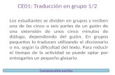 CE01:  Traducción en grupo 1/2