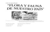 Guía Aprendizaje "Flora y Fauna de Nuestro País"