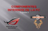 COMPONENTES INTERNOS DE LA PC - Capitulo 2