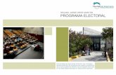 Programa electoral Jorge Orós