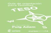 Guía de orientación para familias 1º ESO en el Instituto Puig Adam curso 2013/2014