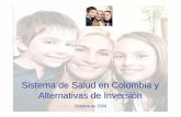 Inversion del estado colombiano en la salud