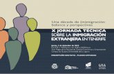 X Jornada Técnica sobre Inmigración en Tenerife 2010 (Programa)