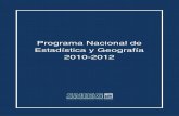 Programa Nacional de Estadística y Geografía 2010-2012