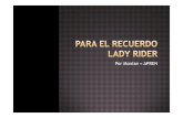 PARA EL RECUERDO LADY RIDER ASTURIAS