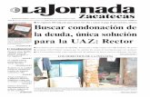 La jornada Zacatecas, miércoles 26 de junio del 2013