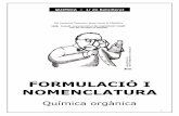 Formulació i nomenclatura de química orgànica