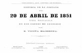 Historia de la jornada del 20 de abril de 1851