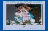 Programa de Fiestas de la Virgen del Rosario octubre 2013