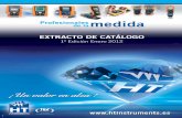 Extracto de catálogo HTInstruments 2012