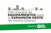 Plan de equipamientos para la expansión oeste de Vitoria-Gasteiz