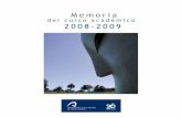 Memoria 2008-2009