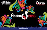 Agenda Fiesta de Quito 2013