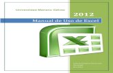 Manual de uso de Excel