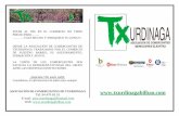 folleto de la Asociación de comerciantes de Txurdinaga