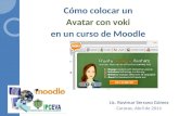 Avatar para aula virtual de Moodle