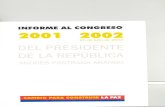 INFORME AL CONGRESO 2001-2002 1/2