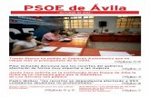 Revista trimestral del PSOE de Ávila. Octubre 2012