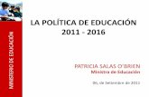 LA POLITICA DE EDUCACION 2011-2016