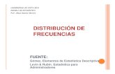 Distribuciones de frecuencias