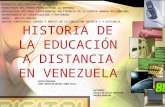 Historia de la educación a distancia en venezuela