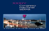 Programa XXXIV Congreso Nacional SEPAR. A Coruña 2001