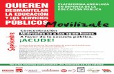 Moviízate 12S Andalucía por la enseñanza pública