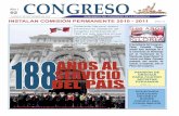 Semanario Congreso - Edición N° 02 - 180 años al servicio del país