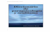 Diccionario de parapsicología y ocultismo