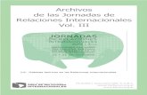 Archivo de las Jornadas de Relaciones Internacionales VII