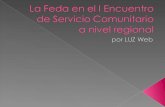 Feda - I Encuentro de Servicio Comunitario a nivel regional