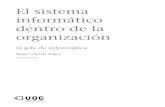 El Sistema Informático dentro de la Organización