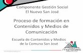 Escuela de Productores de Contenidos y Medios de la Comuna San José