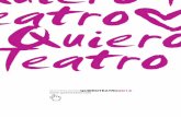 Catálogo de novedades Quiero-Teatro 2012