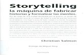 Storytelling la máquina de fabricar historias y formatear las mentes.