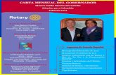 Carta Mensual Febrero 2014 - Gobernador D.4271 - Marco Tulio Sierra Severiche