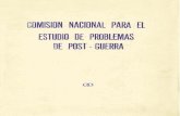 Comisión Nacional para el estudio de problemas de post-guerra