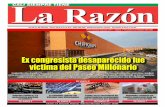 Diario La Razón viernes 28 de junio