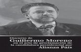 Discurso deGuillermo Moreno acto de proclamaciónde la candidatura presidencial por Alianza País